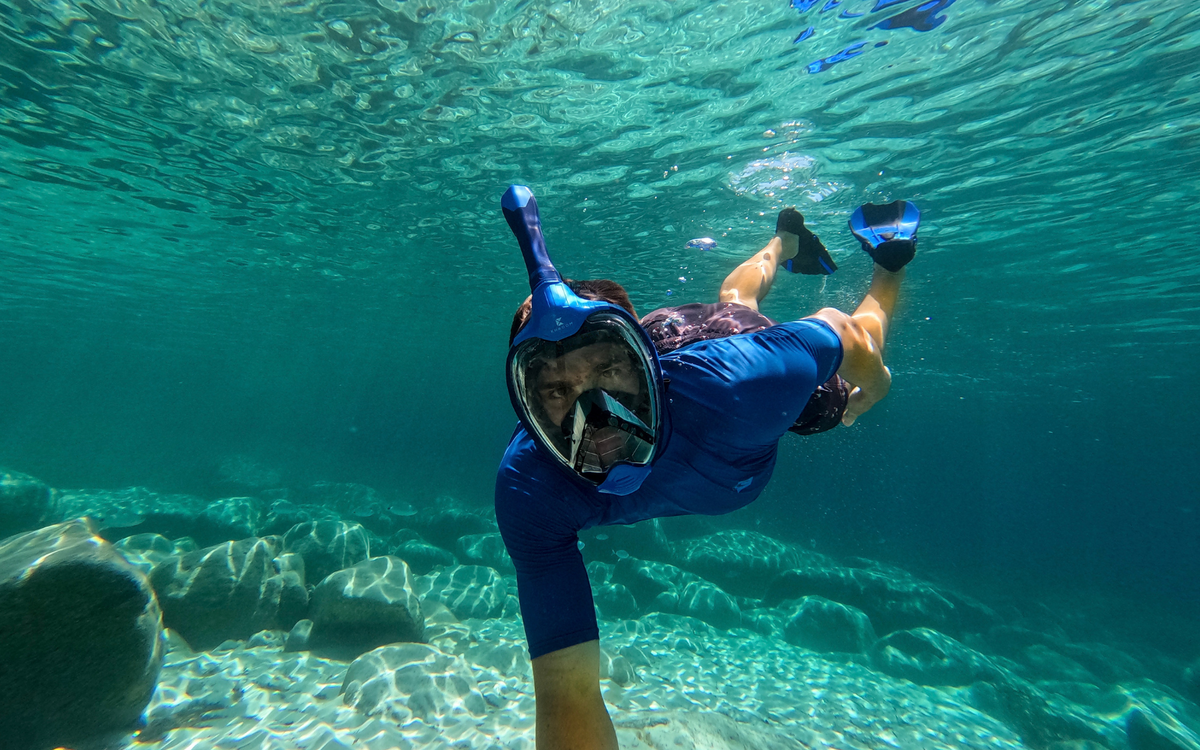 Snorkeling w Egipcie z maską do snorkelingu Khroom
