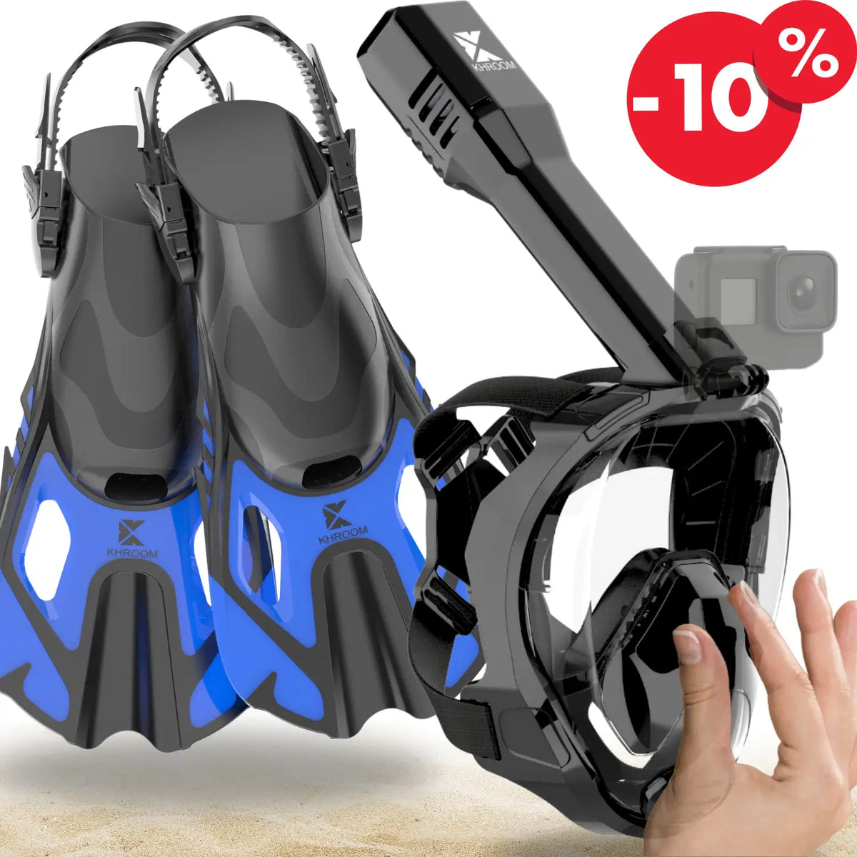 Seaview Pro Plus mit kurzen Flossen